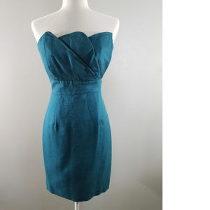 NWOT Tracy Reese Teal Cocktail Dress - Sz 8***